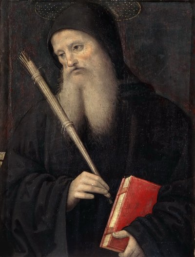San Benedetto Predella del Polittico di San Pietro, c. 1497 da Perugino
