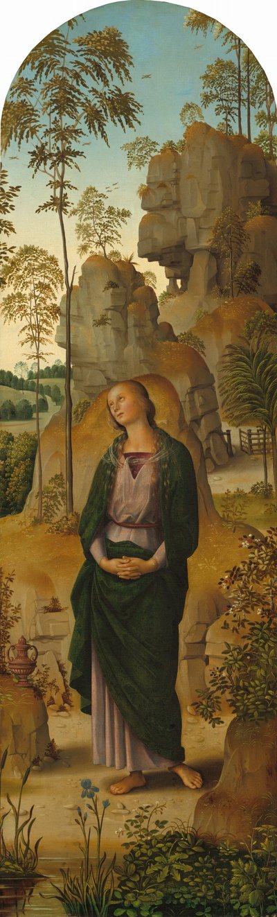 La Crocifissione con la Vergine, San Giovanni, San Girolamo e Santa Maria Maddalena da Perugino