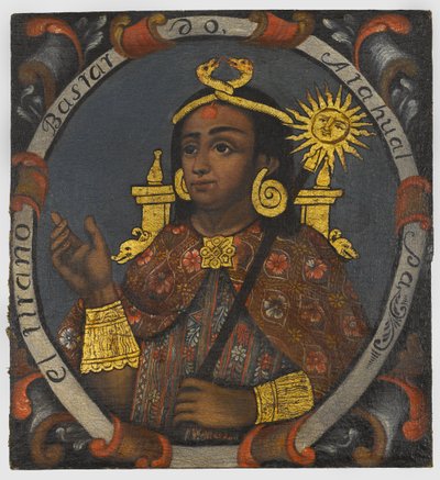 Atahualpa, 14º e ultimo re Inca da Peruvian School