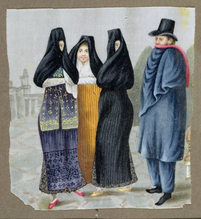 Per le strade di Lima, c.1820 da Peruvian School