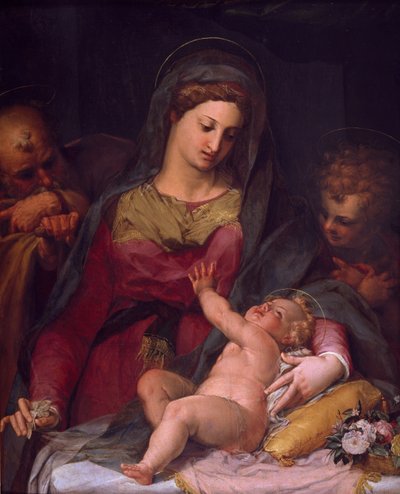 Sacra Famiglia con San Giovanni da Peter (1548 1628) Candid