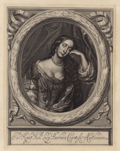 Barbara Villiers, contessa di Castlemaine, amante del re Carlo II da Peter (after) Lely