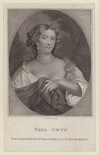 Nell Gwyn, amante del re Carlo II da Peter (after) Lely