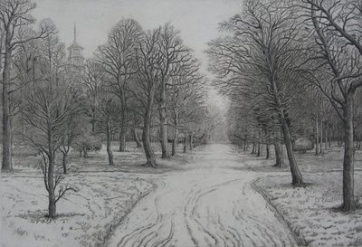 Kew Gardens in inverno da Peter A Ford