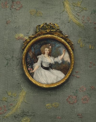 Ritratto di una donna sconosciuta da Peter Adolf Hall