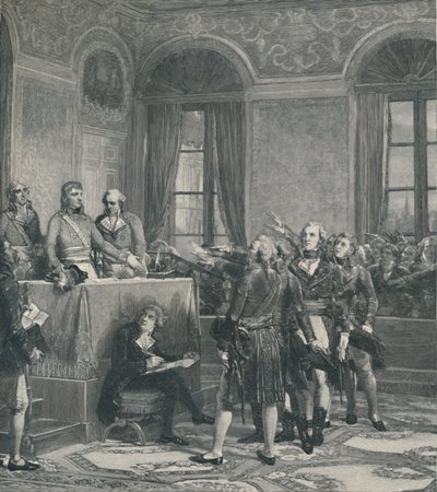 Installazione del Consiglio di Stato...25 dicembre 1799, 1896 da Peter Aitken