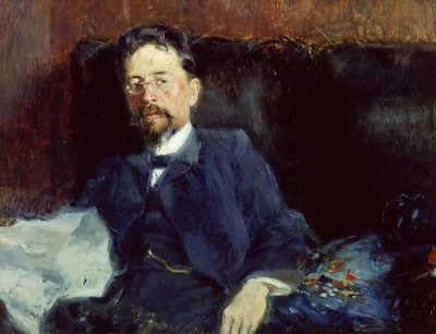 Ritratto di Anton Chekhov, 1902 da Peter Alexandrovich Nilus