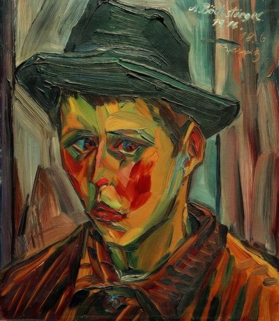 Testa di un ragazzo da Peter August Böckstiegel