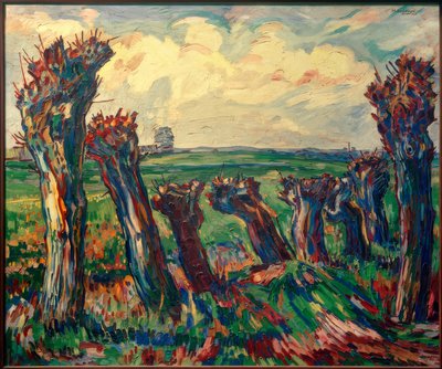 Paesaggio con salici da Peter August Böckstiegel