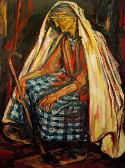 Immagine della madre da Peter August Böckstiegel