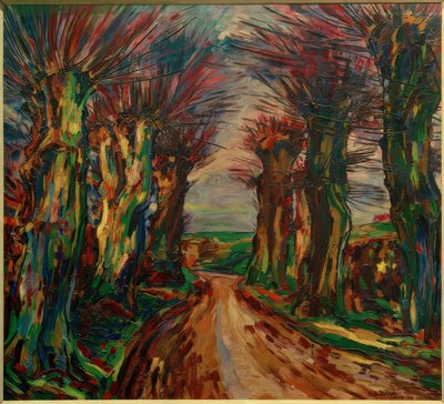 Viale di salici da Peter August Böckstiegel