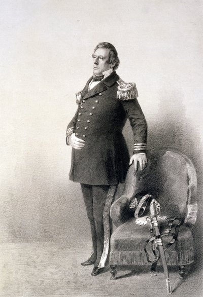 Commodoro Matthew Calbraith Perry (1794-1858) da 