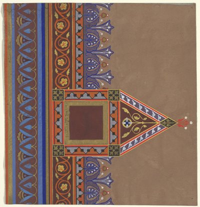 Progetto decorativo per la Biblioteca di Brooklyn, 1868-69 da Peter Bonnett Wight