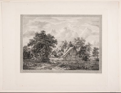 En bondegård da Peter Christian Schøler