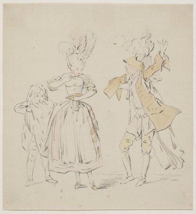 Scenebillede fra Johan Herman Wessels "Kærlighed uden Strømper" da Peter Cramer