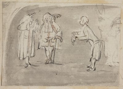 Scene da "Mascherata" di Ludvig Holberg da Peter Cramer