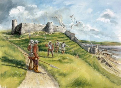 Castello di Berwick, XVI secolo, c. 1990-2010 da Peter Dunn