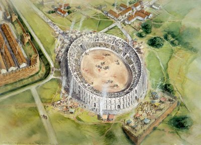 Anfiteatro romano di Chester da Peter Dunn