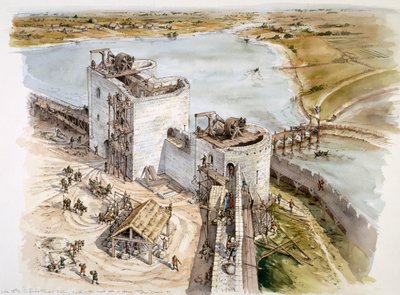 Torre di Clifford, fine XIII secolo, c1990-2010 da Peter Dunn