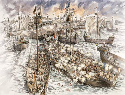 Assedio del Castello di Dover, 1216 da Peter Dunn