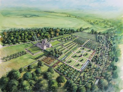 Castello di Hylton, inizio XVIII secolo, c1980-2010 da Peter Dunn