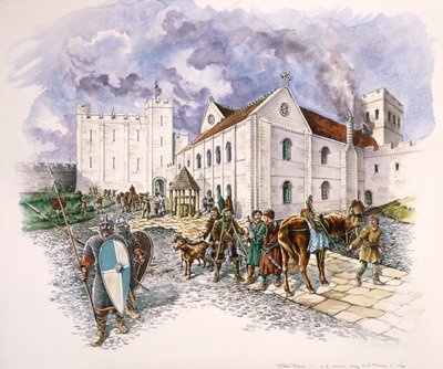Torre e Palazzo, Old Sarum, Wiltshire da Peter Dunn