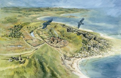 Nornour, Isole Scilly, 500 a.C., c1990-2010 da Peter Dunn