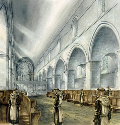 Abbazia di Rievaulx, XIII secolo, c1990-2010 da Peter Dunn