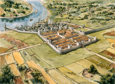 Forte romano di Segedunum da Peter Dunn