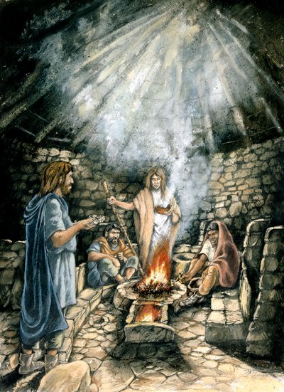 Santuario a Nornour, Isole di Scilly, III secolo, c1990-2010 da Peter Dunn