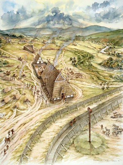 Yeavering, 627, c. 1990-2010 da Peter Dunn