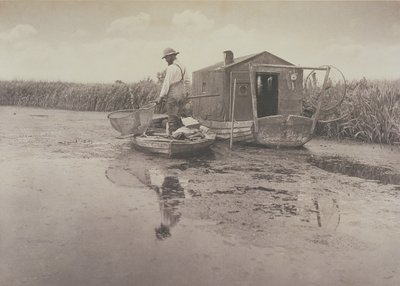 La casa del pescatore di anguille, c.1886 da Peter Emerson und Thomas Goodall