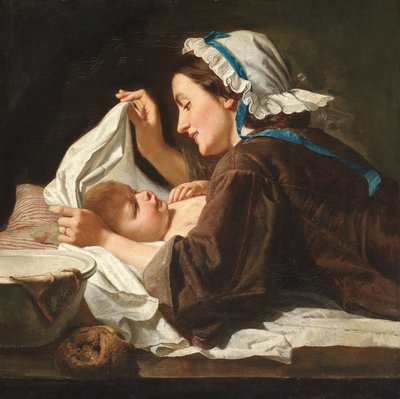 Madre e figlio, 1833 da Peter Fendi