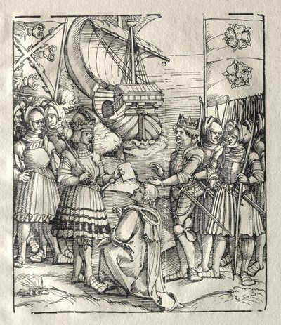 Massimiliano fa pace con Enrico VII da Peter Flötner