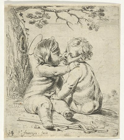 Cristo e Giovanni Battista da bambini da Peter Franchoys