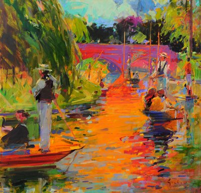 Un giorno sul fiume Cam da Peter Graham (Contemporary)