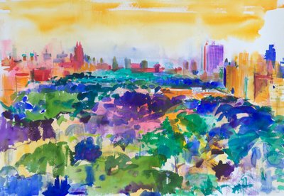 Central Park, New York da Peter Graham (Contemporary)
