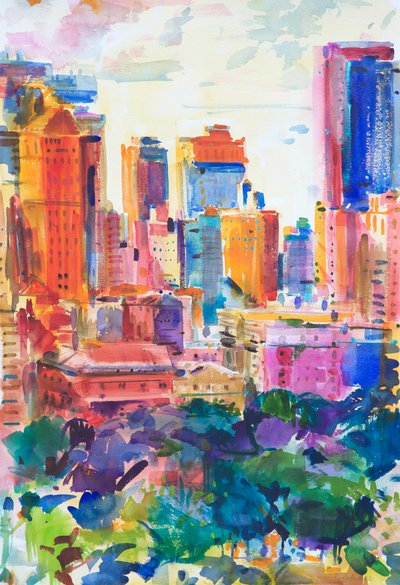Central Park West da Peter Graham (Contemporary)