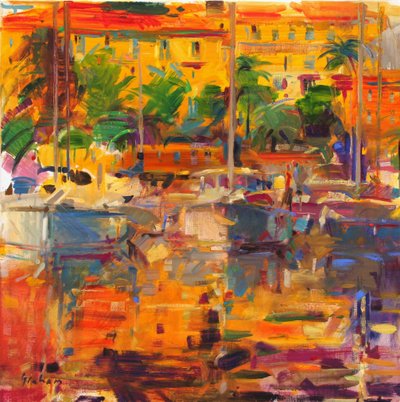 Riflessi della Costa Azzurra da Peter Graham (Contemporary)