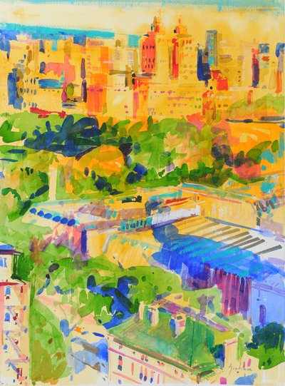 Ombre della Fifth Avenue sul Metropolitan da Peter Graham (Contemporary)