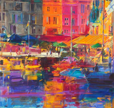 Porto di Honfleur da Peter Graham (Contemporary)
