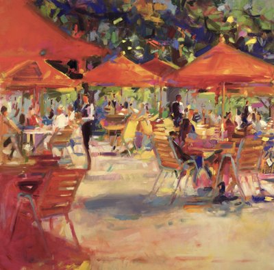 Il caffè del giardino da Peter Graham (Contemporary)