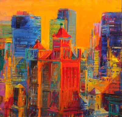 Midtown Manhattan dal Waldorf da Peter Graham (Contemporary)