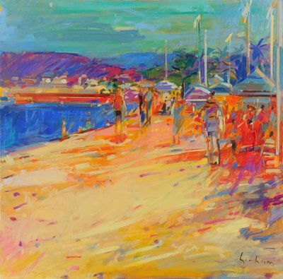 Plage de Pampelonne, 2021 da Peter Graham (Contemporary)