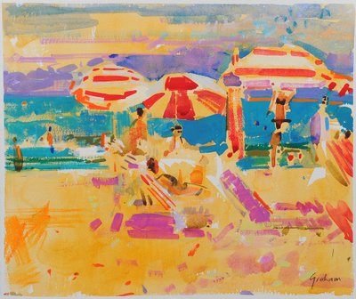 Ombrelloni rossi, Miami da Peter Graham (Contemporary)