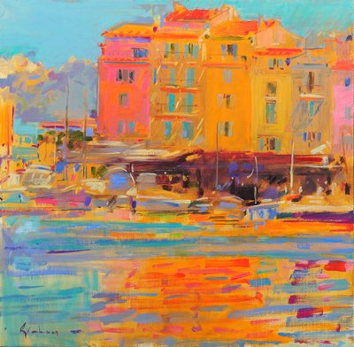 Riflessi di Saint Tropez da Peter Graham (Contemporary)