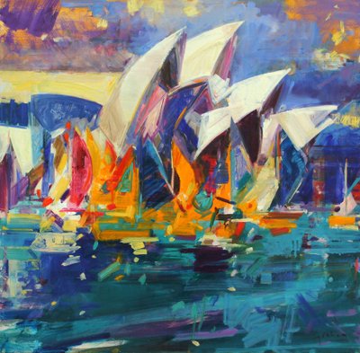 Sydney Flying Colours, 2012 da Peter Graham (Contemporary)