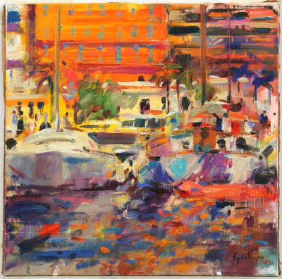 La Riviera a Mentone da Peter Graham (Contemporary)