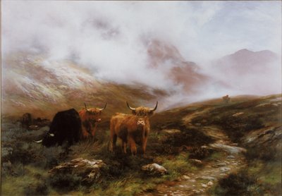 Paesaggio con bestiame da Peter Graham