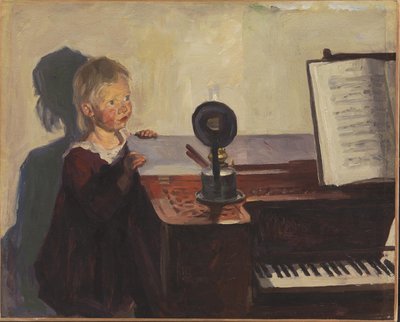 Bimse al pianoforte da Peter Hansen